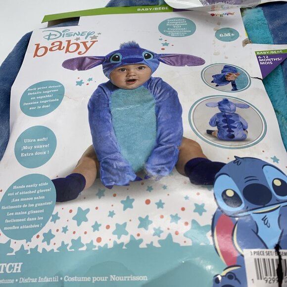 Disney Baby Stitch Infant Halloween Theatre Dress Up Costume Size 6-12 Months - Picture 2 of 6